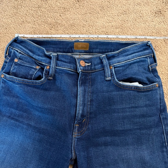 Mother Women’s Size 28 The Mid Rise Rambler Zip Ankle Coastal Colors Denim Jeans - Picture 13 of 15